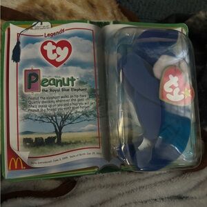 Peanut the royal blue elephant. Legends from McDonald’s.